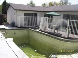 drained hazardous daly city pool removal